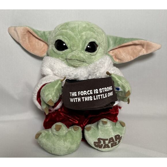 Build a Bear The Child Mandalorian Baby Yoda Star Wars Sounds FROG & SOUP BOWL - Picture 1 of 8